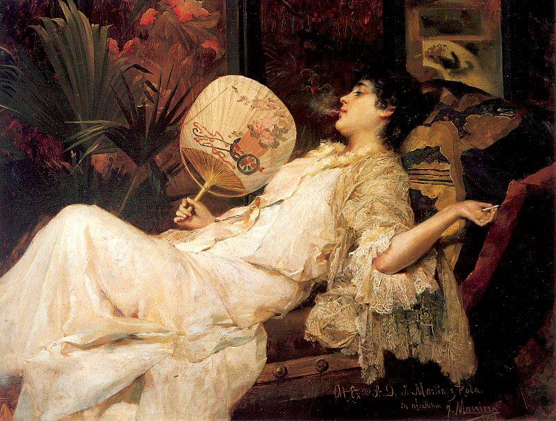 Manovens, Francisco Masriera Young Woman Resting